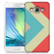 Skal till Samsung Galaxy A7 - Vinklar - Röd