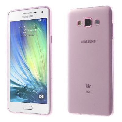 Ultra-Thin 0.6mm Flexicase Skal till Samsung Galaxy A7 - Rosa