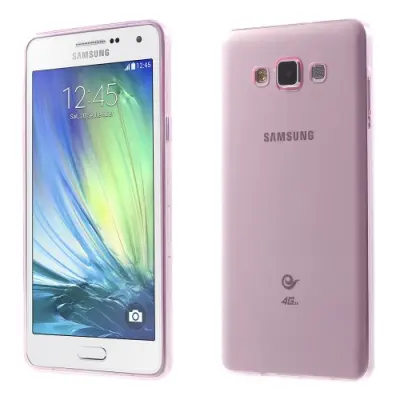 Ultra-Thin 0.6mm Flexicase Skal till Samsung Galaxy A7 - Rosa