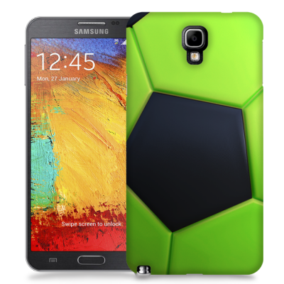 Skal till Samsung Galaxy Note 3 Neo - Fotboll - Grön