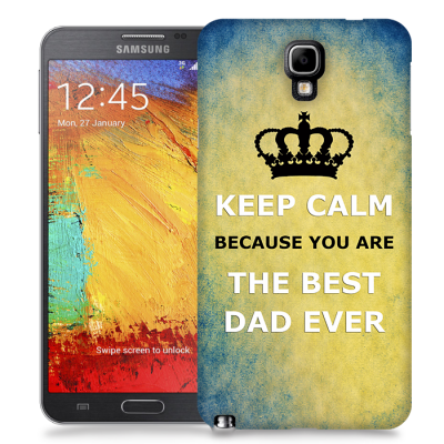 Skal till Samsung Galaxy Note 3 Neo - Keep Calm - Best dad