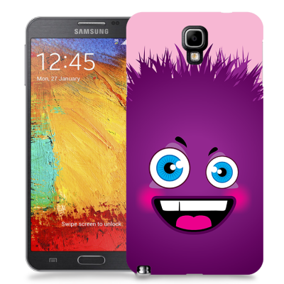 Skal till Samsung Galaxy Note 3 Neo - Lila monster