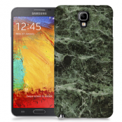 Skal till Samsung Galaxy Note 3 Neo - Marble - Grön/Svart