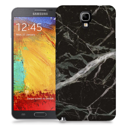 Skal till Samsung Galaxy Note 3 Neo - Marble - Svart