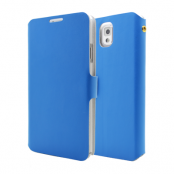 Doormoon Äkta Läder väska till Samsung Galaxy Note 3 N9000 (Blå)