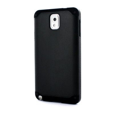 FlexiCase Skal till Samsung Galaxy Note 3 N9000 (Svart) + Skärmskydd