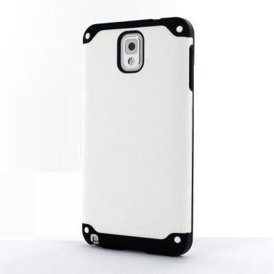 FlexiCase Skal till Samsung Galaxy Note 3 N9000 (Vit) + Skärmskydd