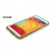 LOVE MEI 0,7mm Metal Bumper till Samsung Galaxy Note 3 (Gold)