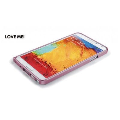 LOVE MEI 0,7mm Metal Bumper till Samsung Galaxy Note 3 -Lila