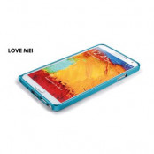 LOVE MEI 0,7mm Metal Bumper till Samsung Galaxy Note 3 (Ljus Blå)