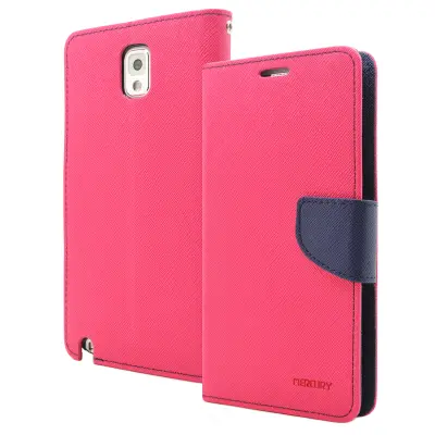 Mercury Fancy Diary Plånboksfodral till Samsung Galaxy Note 3 N9000 (Magenta)