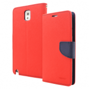 Mercury Fancy Diary Plånboksfodral till Samsung Galaxy Note 3 N9000 (Röd)