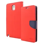 Mercury Fancy Diary Plånboksfodral till Samsung Galaxy Note 3 N9000 (Röd)