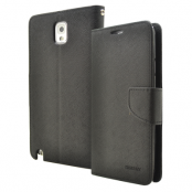 Mercury Fancy Diary Plånboksfodral till Samsung Galaxy Note 3 N9000 (Svart)