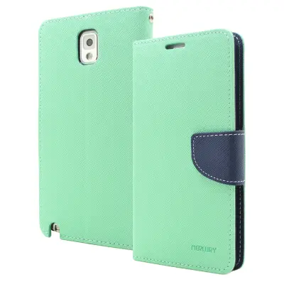 Mercury Fancy Diary Plånboksfodral till Samsung Galaxy Note 3 N9000 (Turkos)
