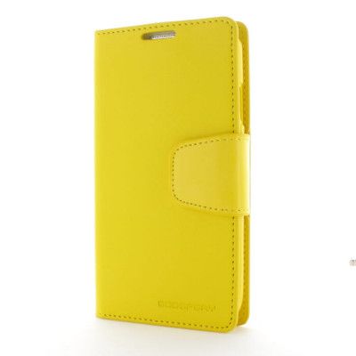 Mercury Sonata Plånboksfodral till Samsung Galaxy Note 3 - Gul