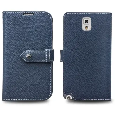 Qialino Exklusive Plånboksfodral till Samsung Galaxy Note 3 N9000 (Blå)