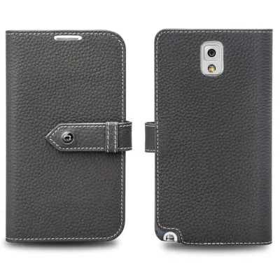 Qialino Exklusivt Plånboksfodral till Samsung Galaxy Note 3 N9000 (Grå)