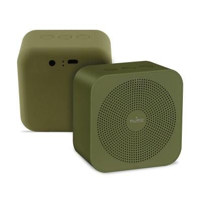 Puro Handy laddningsbar Bluetoothhögtalare V4.2, mörkgrön