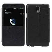 Rock Excel Window Cover Fodral till Samsung Galaxy Note 3 (Svart)