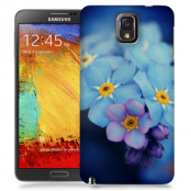 Skal till Samsung Galaxy Note 3 - Blå blommor