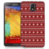 Skal till Samsung Galaxy Note 3 - Juldekor - Röd/Vit