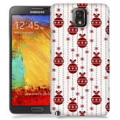 Skal till Samsung Galaxy Note 3 - Juldekor - Vit/Röd