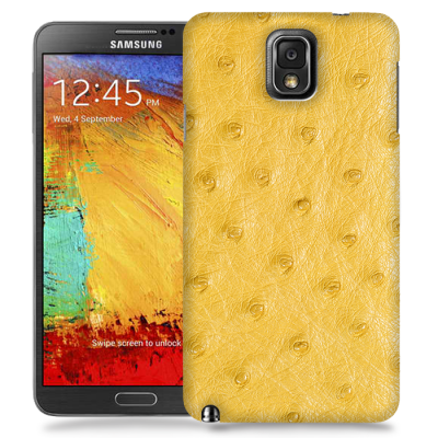 Skal till Samsung Galaxy Note 3 - Knottrig - Gul
