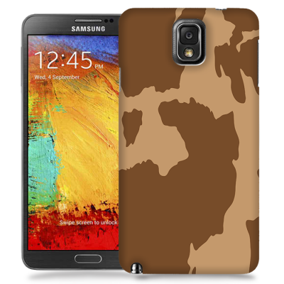 Skal till Samsung Galaxy Note 3 - Kossa - Brun