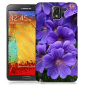 Skal till Samsung Galaxy Note 3 - Lila blommor