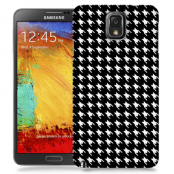 Skal till Samsung Galaxy Note 3 - Mönstrat tyg - Svart