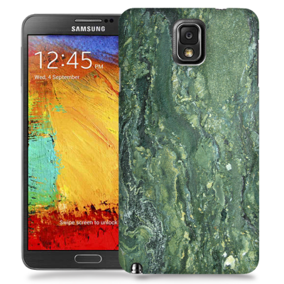 Skal till Samsung Galaxy Note 3 - Marble - Grön
