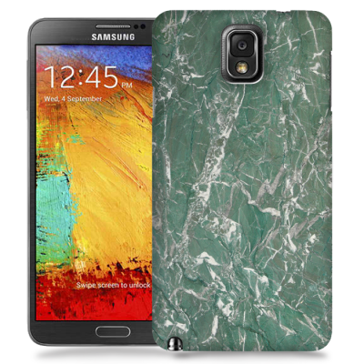 Skal till Samsung Galaxy Note 3 - Marble - Grön