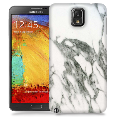 Skal till Samsung Galaxy Note 3 - Marble - Vit/Grå