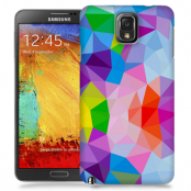 Skal till Samsung Galaxy Note 3 - Polygon - Flerfärgad