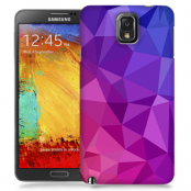 Skal till Samsung Galaxy Note 3 - Polygon - Lila