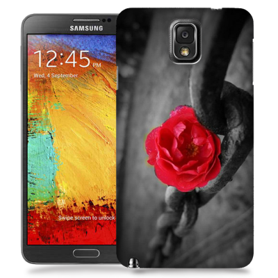 Skal till Samsung Galaxy Note 3 - Röd ros