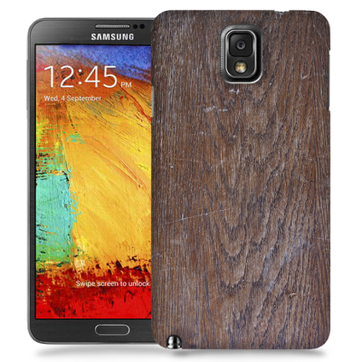 Skal till Samsung Galaxy Note 3 - Slitet trä