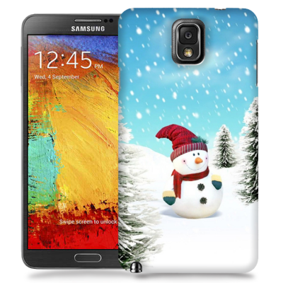 Skal till Samsung Galaxy Note 3 - Snögubbe