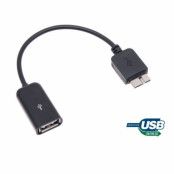 USB 2.0 USB Host / OTG Adapter Cable for Samsung Galaxy Note 3 (Svart)