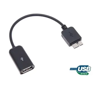 USB 2.0 USB Host / OTG Adapter Kabel for Samsung Galaxy Note 3 (Svart)