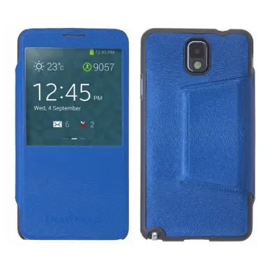View Cover Fodral till Samsung Galaxy Note 3 N9000 (Mörk Blå)