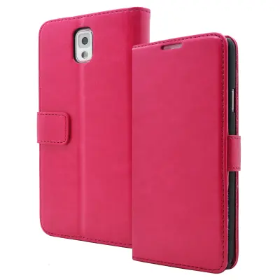 Vintage Plånboksfodral till Samsung Galaxy Note 3 N9000 (Magenta)