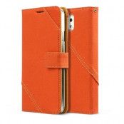 Zenus Cambridge Diary Väska till Samsung Galaxy Note 3 N9000 (Orange)