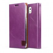 Zenus Signature Tag Diary Väska till Samsung Galaxy Note 3 N9000 (Lila)
