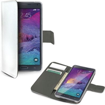 Celly Wallet Plånboksfodral till Samsung Galaxy Note 4 - Vit
