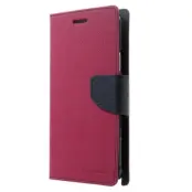 Mercury Fancy Plånboksfodral till Samsung Galaxy Note 4 - (Magenta)