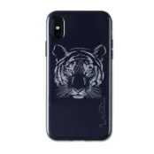 Wilma iPhone X/XS Skal Midnight Shine Tigress - Svart