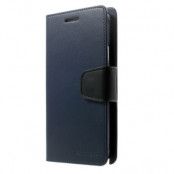 Mercury Sonata Plånboksfodral till Samsung Galaxy Note 4 - Blå