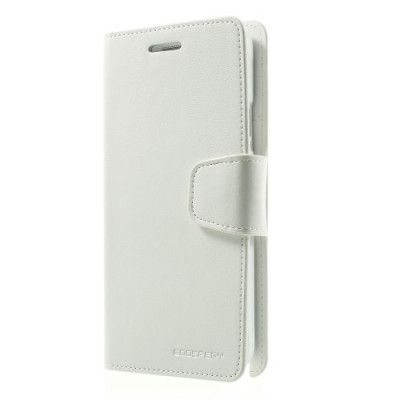 Mercury Sonata Plånboksfodral till Samsung Galaxy Note 4 - Vit